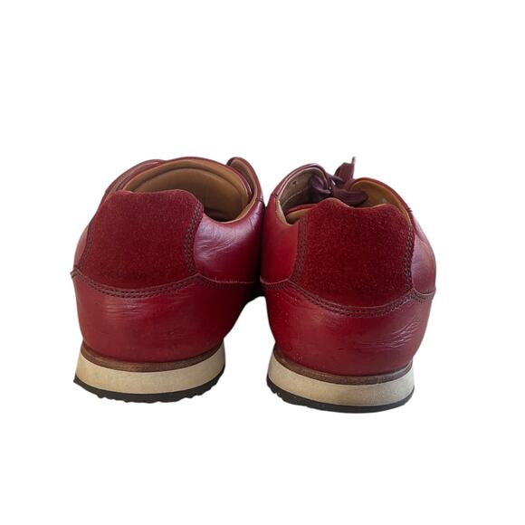 Bally Switzerland Okey Burgundy Suede and Leather Sneakers Size 7.5 main image 10